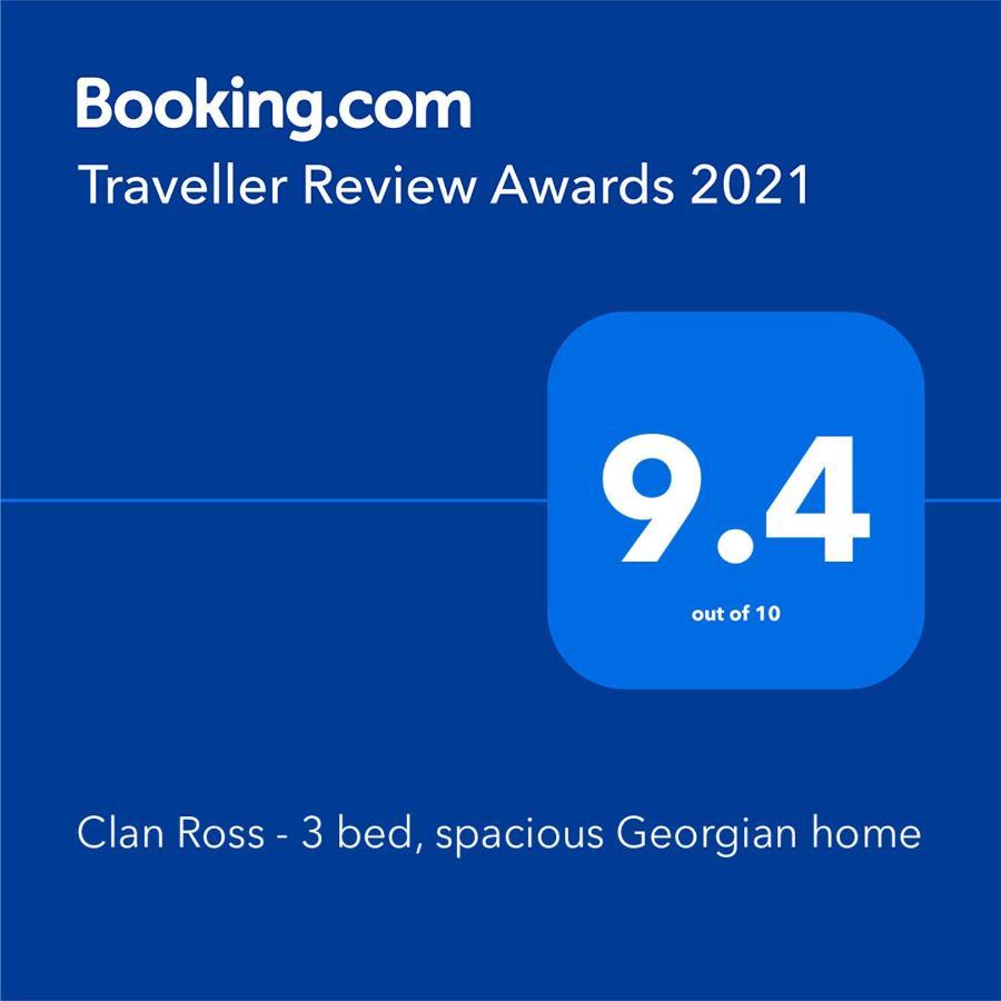 Clan Ross - 3 Bed, Spacious Georgian Home スターリング エクステリア 写真